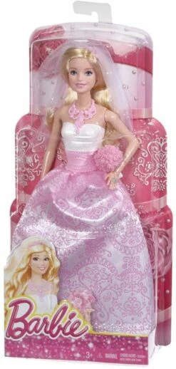 Barbie CFF37 - Puppe (blond) Im Brautkleid, Mit Schleier, Spielzeug Ab 3 Jahren -Corolle Verkaufsgeschäft 0887961056341 4
