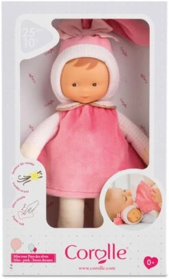 Coroll- Miss Rose Traumland Schmusetuch Puppe, 010050 -Corolle Verkaufsgeschäft 4062013010052