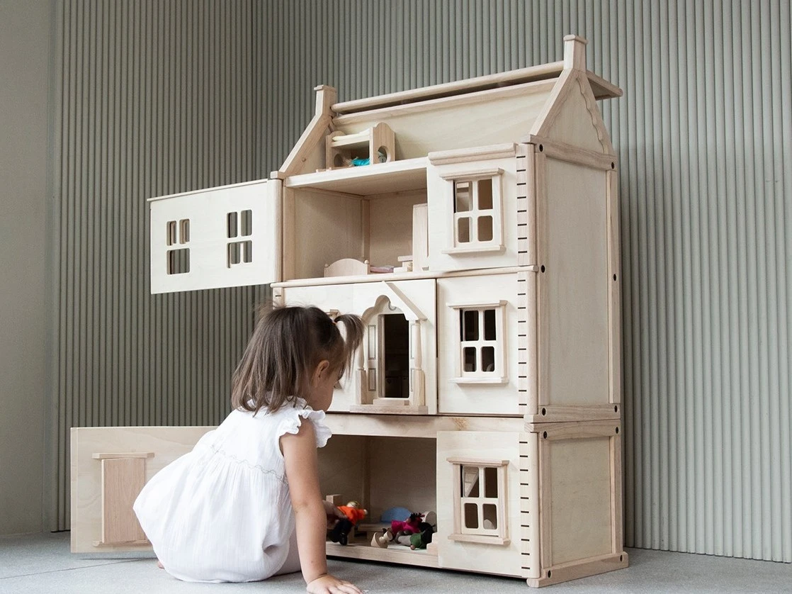 Djeco PlanToys Holzspielzeug Viktorianisches Puppenhaus Kellergeschoss 10 Djeco PlanToys Holzspielzeug Viktorianisches Puppenhaus Kellergeschoss – Bild 8