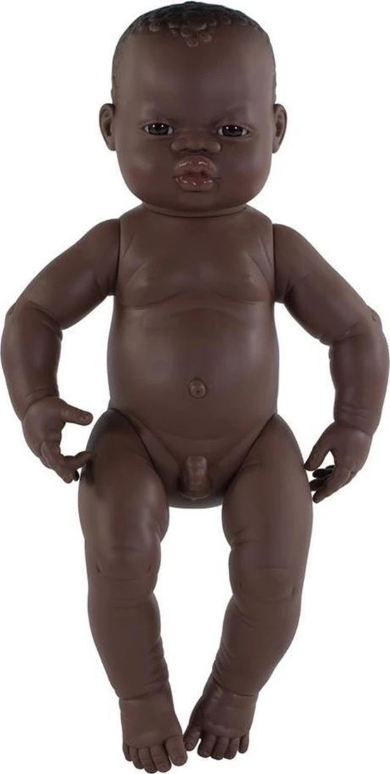 Babypuppe Neugeborener Afrikanischer Junge 40cm-31003 4 Babypuppe Neugeborener Afrikanischer Junge 40cm-31003 – Bild 2