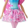 Barbie Puppe Dreamtopia Fee Rosa Haar Und Flügel