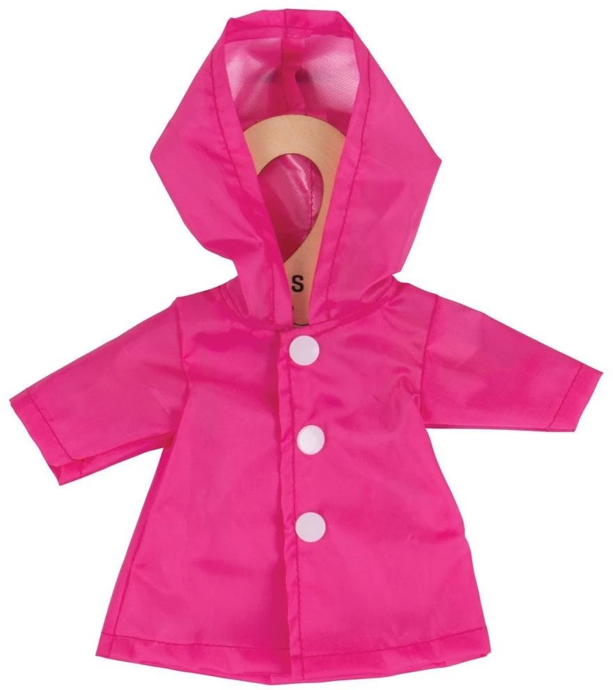 Bigjigs Pink Raincoat - Small 3 Bigjigs Pink Raincoat - Small