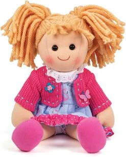 Bigjigs Spielzeug Maggie 30cm Weiche Lappen-Puppe
