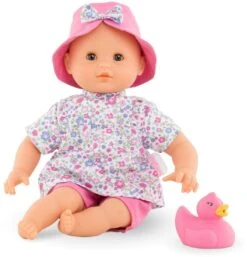 Corolle 100340 Bébé Bain Coralie Fleurs De Badepuppe, Rosa -Corolle Verkaufsgeschäft corolle 100340 bebe bain coralie fleurs de badepuppe rosa 3