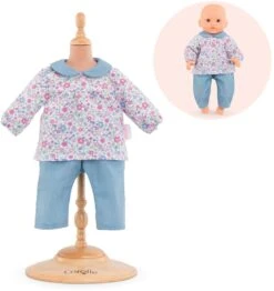 Corolle 110380 Blouse & Pantalon Pour Poupon 30 Cm Kleidung Für Puppen, Mehrfarbig