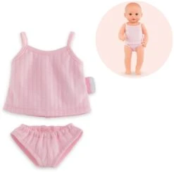 Corolle 140540 Ensemble Sous-vêtements Pour Poupon 36cm Kleidung Für Puppen, Rosa
