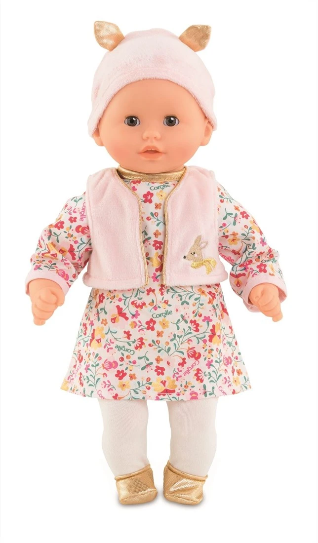 Corolle 9000100500 - Mon Premier Poupon Calin Marguerite Winter, Weichkörperpuppe Im Festlichen Winteroutfit, Namensetikett, Vanilleduft, 30cm, Für Kinder Ab 18 Monaten Geeignet 3 Corolle 9000100500 - Mon Premier Poupon Calin Marguerite Winter, Weichkörperpuppe Im Festlichen Winteroutfit, Namensetikett, Vanilleduft, 30cm, Für Kinder Ab 18 Monaten Geeignet