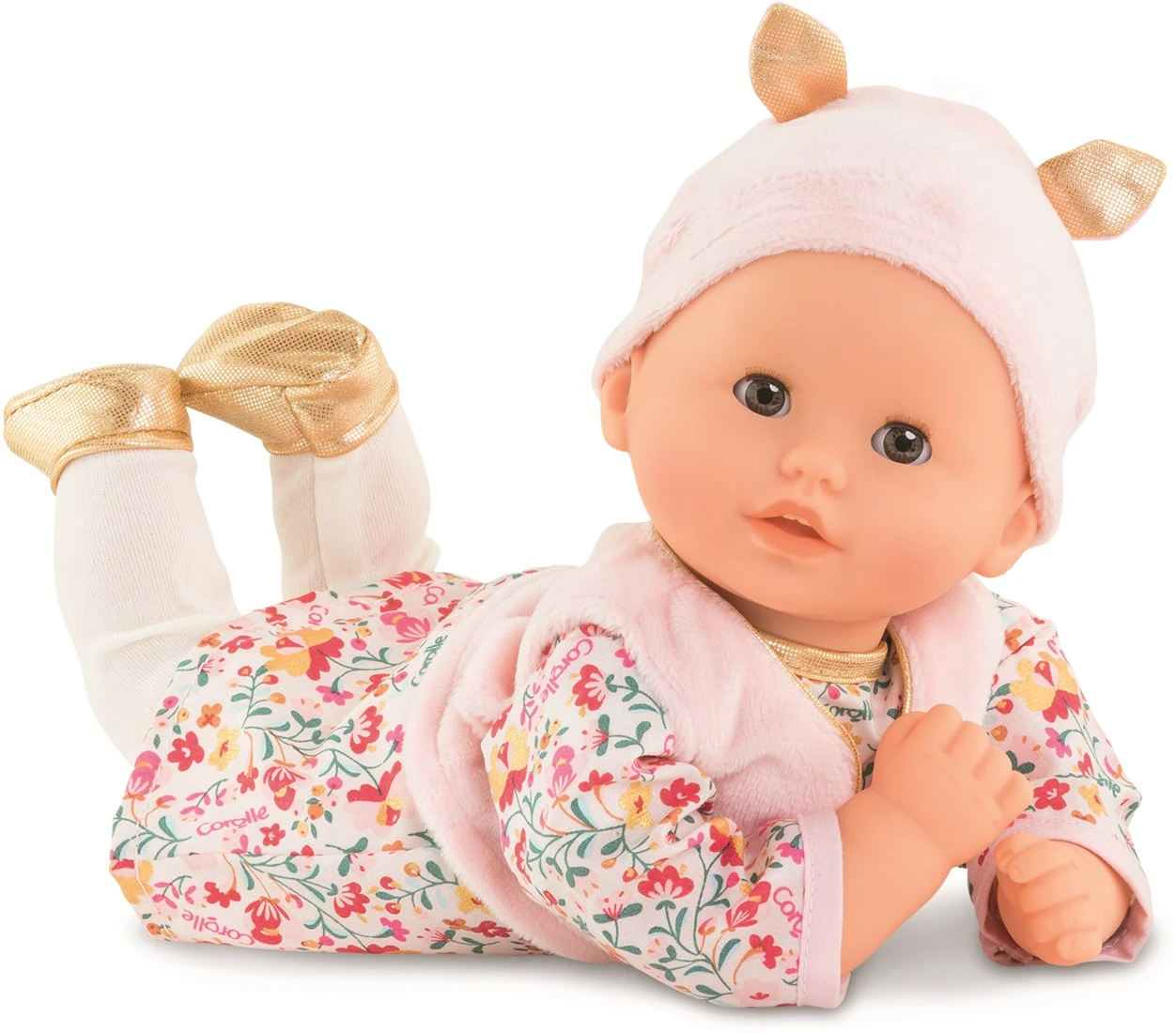 Corolle 9000100500 - Mon Premier Poupon Calin Marguerite Winter, Weichkörperpuppe Im Festlichen Winteroutfit, Namensetikett, Vanilleduft, 30cm, Für Kinder Ab 18 Monaten Geeignet 4 Corolle 9000100500 - Mon Premier Poupon Calin Marguerite Winter, Weichkörperpuppe Im Festlichen Winteroutfit, Namensetikett, Vanilleduft, 30cm, Für Kinder Ab 18 Monaten Geeignet – Bild 2