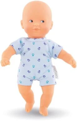 Corolle 9000120140 - Mon Premier Poupon Corolle / Mini Calin, Blau / Französische Puppe Mit Charme Und Vanilleduft