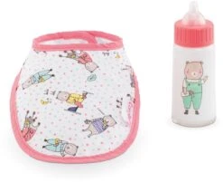 Corolle 9000140680 Mon Grand Poupon Lätzchen Und Flasche Für Alle 36-42cm Babypuppen