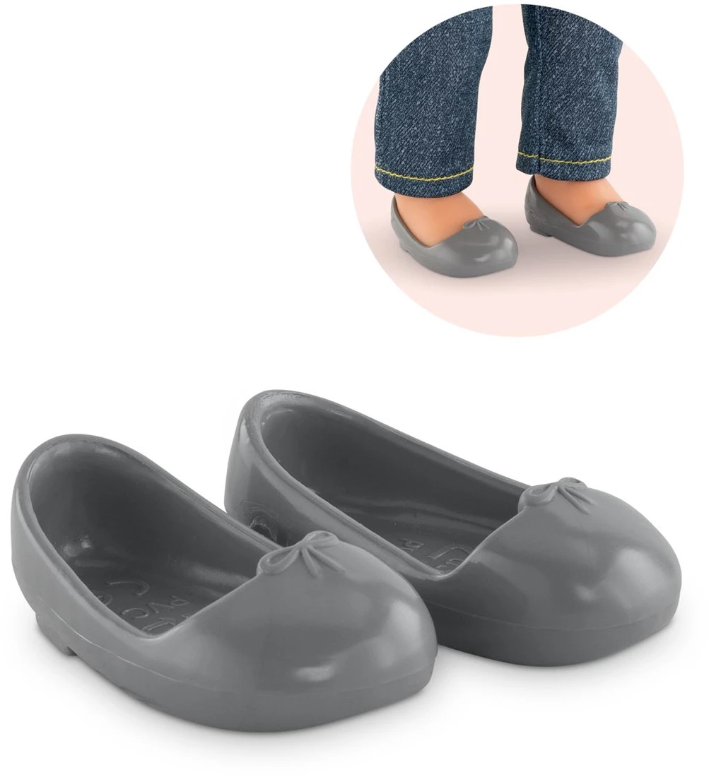 Corolle 9000211500 Ma Ballerinaschuhe, Grau Für Alle 36cm Puppen 3 Corolle 9000211500 Ma Ballerinaschuhe, Grau Für Alle 36cm Puppen