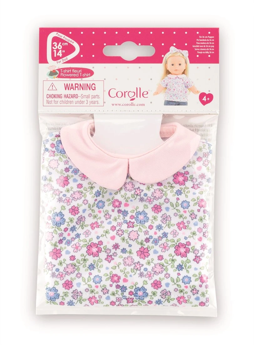 Corolle 9000211870 T-Shirt Mit Blumenmuster Für Die Puppe Ma 5 Corolle 9000211870 T-Shirt Mit Blumenmuster Für Die Puppe Ma – Bild 3