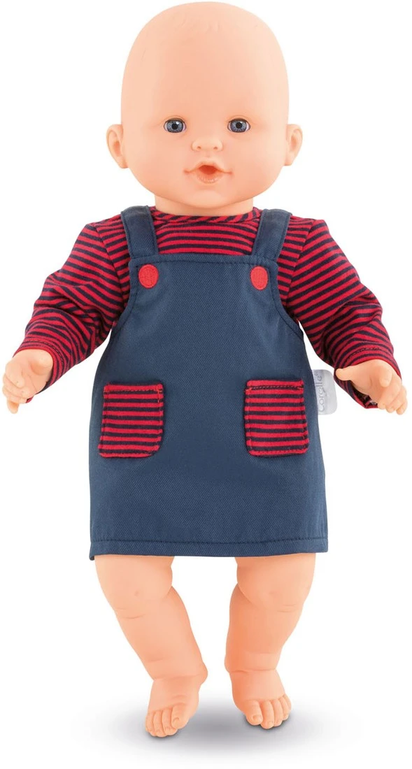 Corolle Mon Grand Poupon 36cm Kleid / Gestreift / Für Alle 36cm Babypuppen / Für Kinder Ab 2 Jahren Geeignet 4 Corolle Mon Grand Poupon 36cm Kleid / Gestreift / Für Alle 36cm Babypuppen / Für Kinder Ab 2 Jahren Geeignet – Bild 2