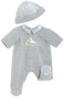 Corolle Mon Grand Poupon 36cm Mein Erster Pyjama / 2 Teile / Für Alle 36cm Babypuppen / Für Kinder Ab 2 Jahren Geeignet