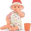Corolle Mon Premier Poupon Badebaby Calypso / Weichkörper-Badepuppe Mit Becher / Schlafaugen / Vanilleduft / Abnehmbare Kleider / 30cm / Für Kinder Ab 18 Monaten Geeignet / Behält Den Daumen Im Mund