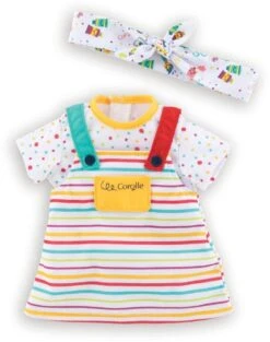 Corolle Puppenkleid & Stirnband Little Artist Ma Corolle Puppe 36 Cm