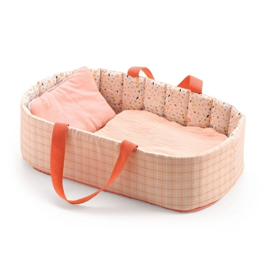 Djeco Couffin Rosa Linien Pomea 3 Djeco Couffin Rosa Linien Pomea