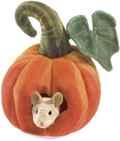 Folkmanis 3118 Handpuppe, Orange – Grün-Creme -Corolle Verkaufsgeschäft folkmanis 3118 handpuppe orange gruen creme 2