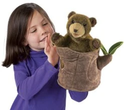 Folkmanis Bär Im Baumstumpf -Corolle Verkaufsgeschäft folkmanis baer im baumstumpf 3