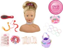 Götz 1192052 Haarwerk Mit Blonden Haaren Und Blauen Augen - 28 Cm Hoher Frisierkopf- Und Schminkkopf In 58-teiligen Set - Geeignet Für Mädchen Ab 3 Jahren -Corolle Verkaufsgeschäft goetz 1192052 haarwerk mit blonden haaren und blauen augen 28 cm hoher frisierkopf und schminkkopf in 58 teiligen set geeignet fuer maedchen ab 3 jahren 2
