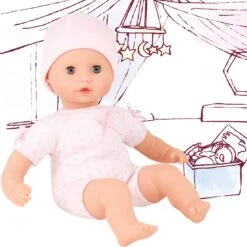 Götz 1320590 Muffin To Dress Mädchen Puppe - 33 Cm Große Babypuppe Mit Blauen Schlafaugen, Ohne Haare Mit Mütze - Weichkörper-Puppe Ab 18 Monaten -Corolle Verkaufsgeschäft goetz 1320590 muffin to dress maedchen puppe 33 cm grosse babypuppe mit blauen schlafaugen ohne haare mit muetze weichkoerper puppe ab 18 monaten 2