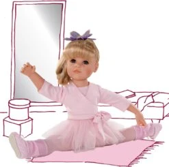 Götz 1359067 Hannah Beim Ballett Puppe - 50 Cm Große Ballerina Stehpuppe, Blonde Lange Haare, Blauen Augen - 14-teiliges Set -Corolle Verkaufsgeschäft goetz 1359067 hannah beim ballett puppe 50 cm grosse ballerina stehpuppe blonde lange haare blauen augen 14 teiliges set 2