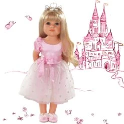 Corolle Verkaufsgeschäft -Corolle Verkaufsgeschäft goetz 1359072 hannah als prinzessin puppe princess 50 cm grosse stehpuppe mit blonden langen haaren und blauen augen 2