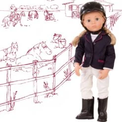 Götz 1466022 Happy Kidz Anna Als Turnierreiterin Puppe - 50 Cm Große Multigelenk-Stehpuppe, Blonde Haare, Blaue Augen - 8-teiliges Set -Corolle Verkaufsgeschäft goetz 1466022 happy kidz anna als turnierreiterin puppe 50 cm grosse multigelenk stehpuppe blonde haare blaue augen 8 teiliges set 2