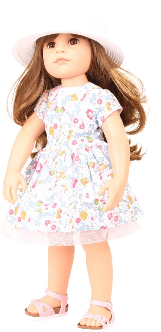 Götz 1659082 Hannah Summertime Puppe - Sommerzeit - 50 Cm Große Stehpuppe, Braune Langen Haare, Braune Augen - 7-teiliges Set 3 Götz 1659082 Hannah Summertime Puppe - Sommerzeit - 50 Cm Große Stehpuppe, Braune Langen Haare, Braune Augen - 7-teiliges Set