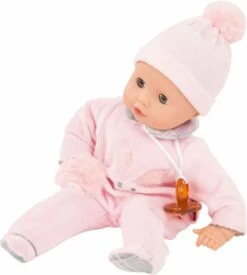 Götz 2120543 Muffin Pastellino Puppe - 33 Cm Große Babypuppe Mit Blauen Schlafaugen, Ohne Haare Und Weichkörper