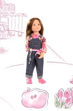 Götz 3402191 Kombination Denim Latzhose Charming - Set Puppenbekleidung Gr. XL - 6-teiliges Bekleidungs- Und Zubehörset Für Stehpuppen Von 45 - 50 Cm -Corolle Verkaufsgeschäft goetz 3402191 kombination denim latzhose charming set puppenbekleidung gr xl 6 teiliges bekleidungs und zubehoerset fuer stehpuppen von 45 50 cm 2