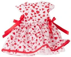 Götz 3403033 Kombination Herzlich - Puppenbekleidung Gr. XL - 4-teiliges Bekleidungs- Und Zubehörset Für Stehpuppen 45 - 50 Cm