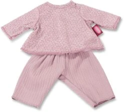 Götz Boutique Jogging Set Blumen Zweiteilig - Babypuppe 30-33 Cm