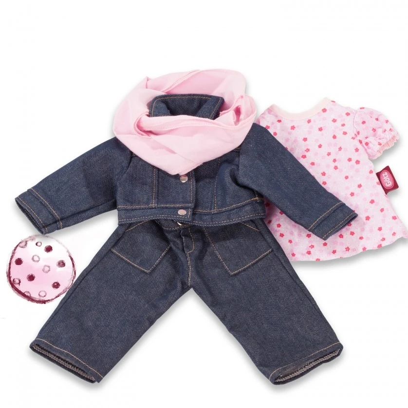 Götz Boutique Puppen Jeans Und Blumen Set - Step-up 45-50 Cm 3 Götz Boutique Puppen Jeans Und Blumen Set - Step-up 45-50 Cm