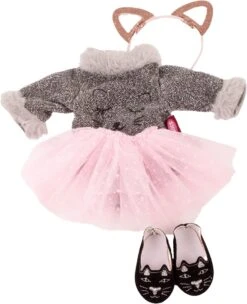 Götz Boutique Puppenbekleidung Katzen Set 4-teilig - Step-up 45-50 Cm