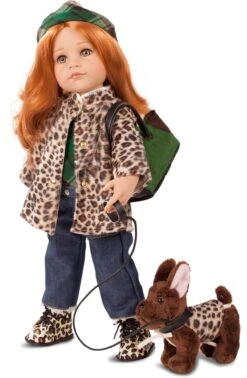 Götz Fashion Puppe Hannah & Ihr Hund 50 Cm - 11 Stück