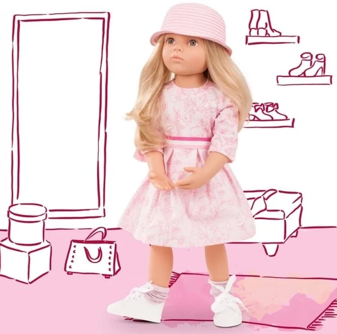 Götz 1766045 Happy Kidz Emma Geht Zur Sommerparty Puppe - 50 Cm Große Multigelenk-Stehpuppe, Blonde Haare, Steingraue Augen - 8-teiliges Set 8 Götz 1766045 Happy Kidz Emma Geht Zur Sommerparty Puppe - 50 Cm Große Multigelenk-Stehpuppe, Blonde Haare, Steingraue Augen - 8-teiliges Set – Bild 6