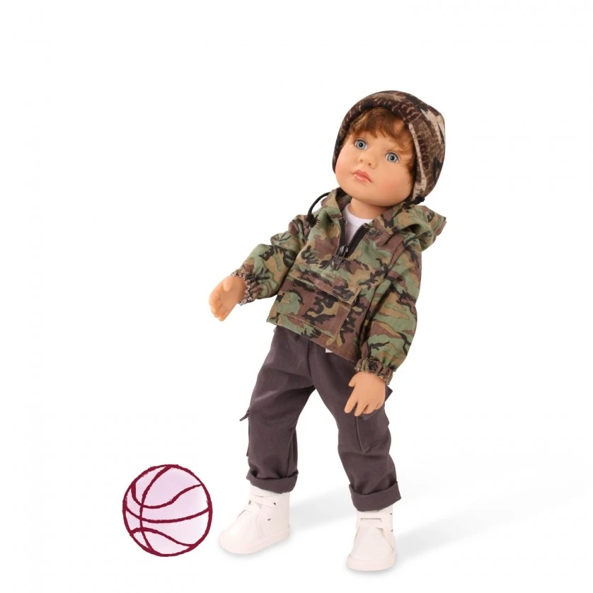 Götz Little Kidz Fashion Puppe Paul Mit Camouflage Outfit 7-teilig - 36 Cm 4 Götz Little Kidz Fashion Puppe Paul Mit Camouflage Outfit 7-teilig - 36 Cm – Bild 2