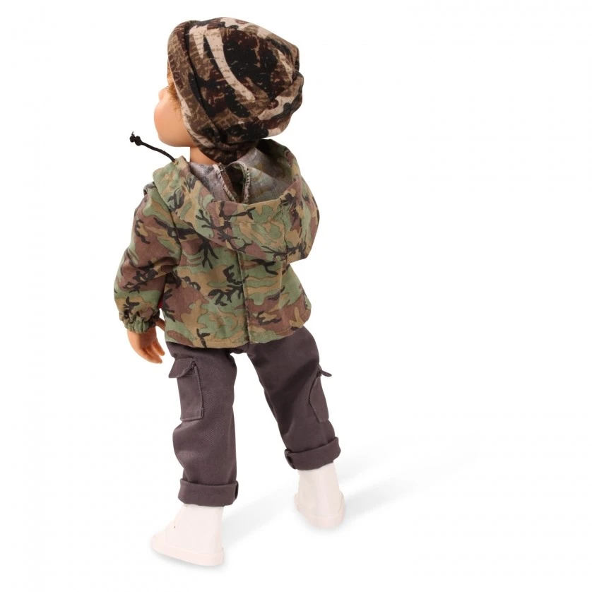 Götz Little Kidz Fashion Puppe Paul Mit Camouflage Outfit 7-teilig - 36 Cm 5 Götz Little Kidz Fashion Puppe Paul Mit Camouflage Outfit 7-teilig - 36 Cm – Bild 3