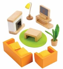 Hape E3452 - Wohnzimmer -Corolle Verkaufsgeschäft hape e3452 wohnzimmer 2