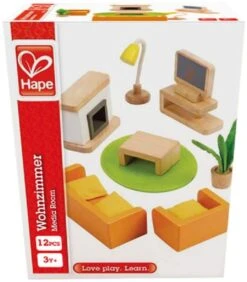 Hape E3452 - Wohnzimmer -Corolle Verkaufsgeschäft hape e3452 wohnzimmer 3