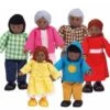 Hape E3501 - Puppenfamilie, Dunkle Haut -Corolle Verkaufsgeschäft hape e3501 puppenfamilie dunkle haut