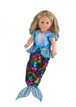 Heless 1920 - Kleid Für Puppen, Meerjungfrau Ava Mit Wendepailletten, Größe 28 - 35 Cm -Corolle Verkaufsgeschäft heless 1920 kleid fuer puppen meerjungfrau ava mit wendepailletten groesse 28 35 cm 3