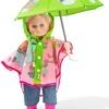Heless 771 - Regen-Set Für Puppen, 2 Teilig Mit Regencape Und Regenschirm, Größe 28 - 35 Cm 2 Heless 771 - Regen-Set Für Puppen, 2 Teilig Mit Regencape Und Regenschirm, Größe 28 - 35 Cm -Corolle Verkaufsgeschäft heless 771 regen set fuer puppen 2 teilig mit regencape und regenschirm groesse 28 35 cm