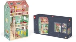 Janod - Happy Day Holz-Puppenhaus, 3 Etagen Und Mit 12 Zubehörteilen, Spielzeugnachbildung, Entwickelt Die Fantasie, Ab 3 Jahren, J06580 7 Janod - Happy Day Holz-Puppenhaus, 3 Etagen Und Mit 12 Zubehörteilen, Spielzeugnachbildung, Entwickelt Die Fantasie, Ab 3 Jahren, J06580 -Corolle Verkaufsgeschäft janod happy day holz puppenhaus 3 etagen und mit 12 zubehoerteilen spielzeugnachbildung entwickelt die fantasie ab 3 jahren j06580 3