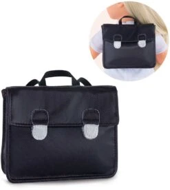 Corolle MC36 Schultasche Schwarz, Für Puppe 36 Cm