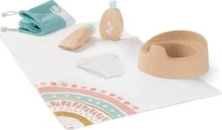 Miniland 94061 Hygiene-Set Aus Holz Für Kinder