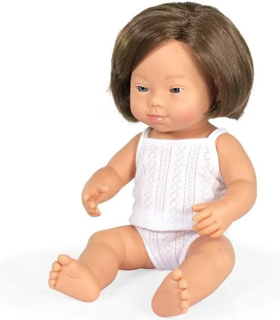 Miniland Babypuppe Europäisches Mädchen 38cm Mit Downsyndrom, 31174 3 Miniland Babypuppe Europäisches Mädchen 38cm Mit Downsyndrom, 31174