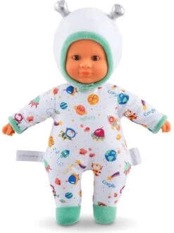 Mon Doudou Corolle Sweetheart / Astronaut / Weichkörperpuppe Mit Kapuze / Namensetikett /Vanilleduft / 30cm / Für Kinder Ab 9 Monaten Geeignet