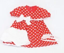 Paola Reina Kledingset Pop Blanditas Rood/wit Stip